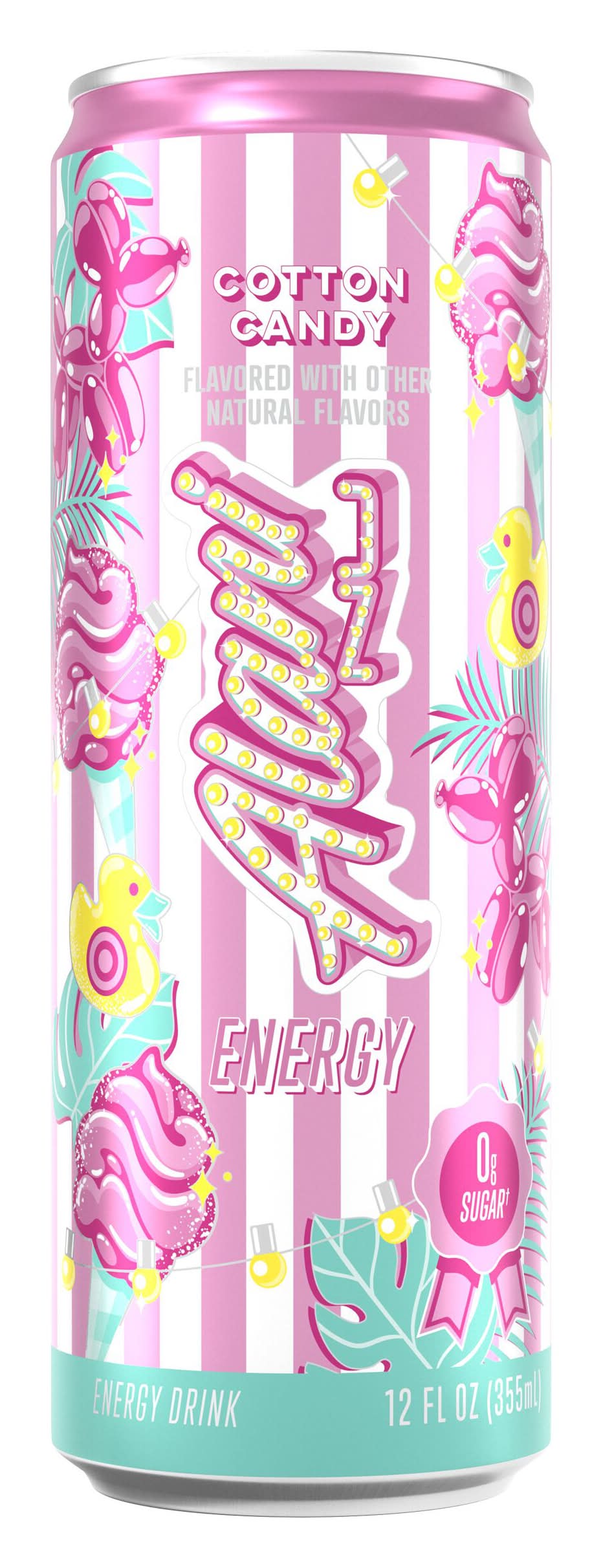 Alani Nu Flavored Energy Drink, Cotton Candy (12 fl oz)
