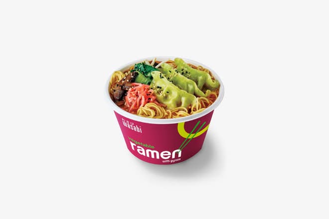 Vegetable Ramen with Gyoza