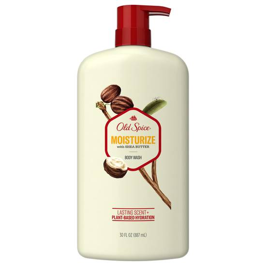 Old Spice Men's Body Wash Moisturize With Shea Butter