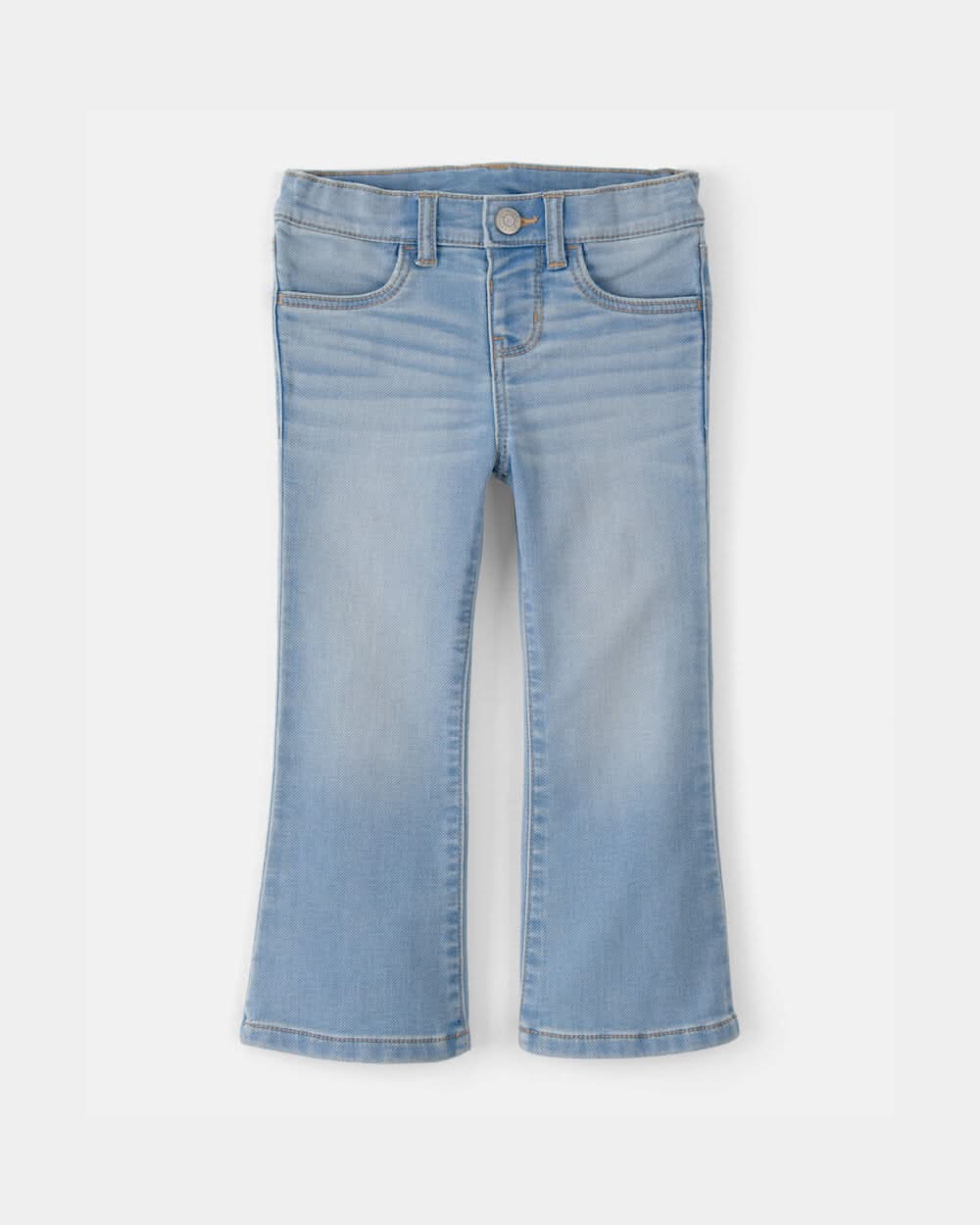 Toddler Girl Denim Flare Jeans - Light Blue - Blue - 5T