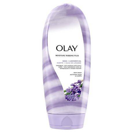 Olay Moisture Ribbons Plus Shea + Lavender Oil Body Wash (532 ml)
