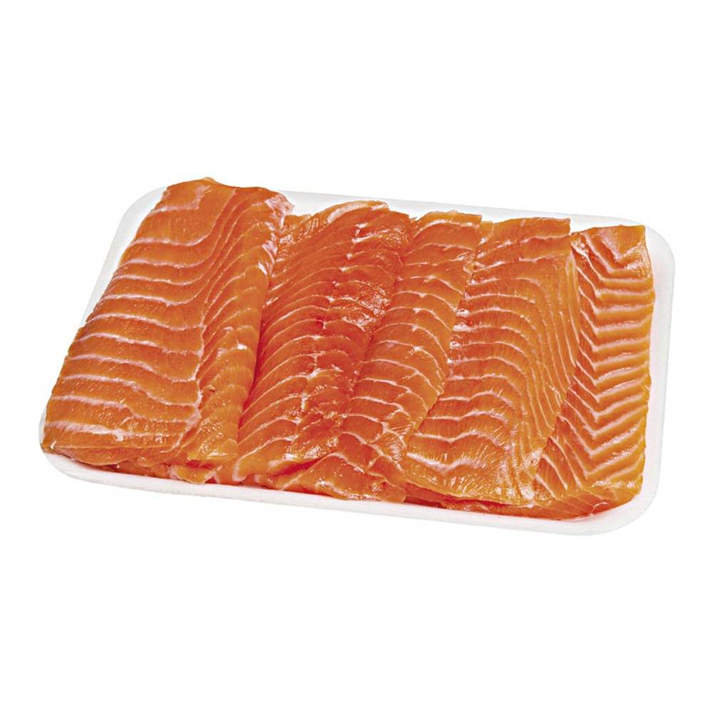 Bandeiras Escalope de salmão resfriado (Preço por kg, 300g aprox.)