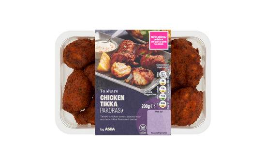 Asda to Share Chicken Tikka Pakoras 200g