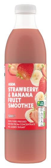 ASDA Strawberry & Banana Fruit Smoothie (750ml)