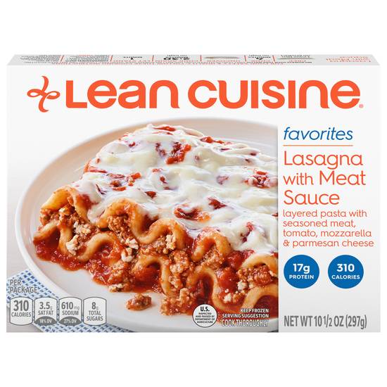 Lean Cuisine Comfort Cravings Lasagna With Meat Sauce