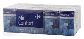Pañuelo mini Carrefour 15 ud.