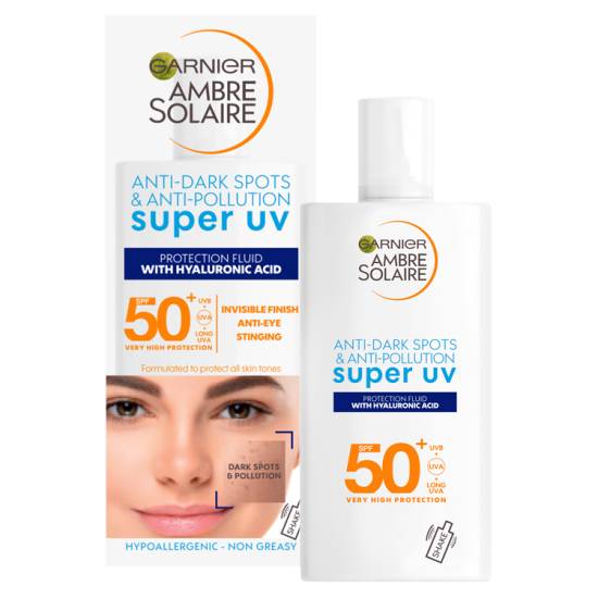 Garnier Ambre Solaire Facial Sun Protection Fluid Spf 50