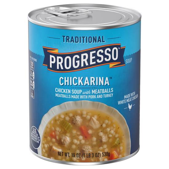 Progresso Chickarina Chicken Soup With Meatballs