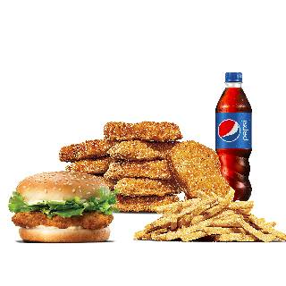 Combo Chicken Nuggets 10 Piezas + Chicken Burger Individual