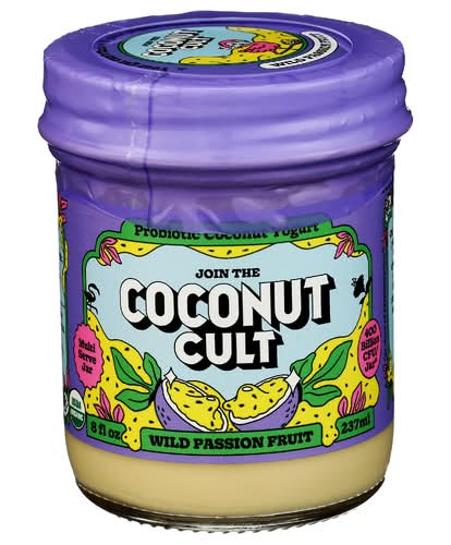 Coconut Cult Organic Wild Passion Fruit Probiotic Coconut Yogurt