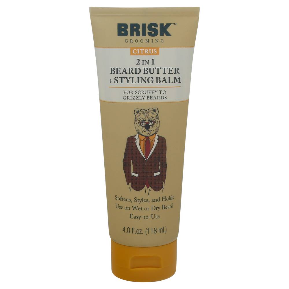 Brisk Beard Butter + Styling Balm