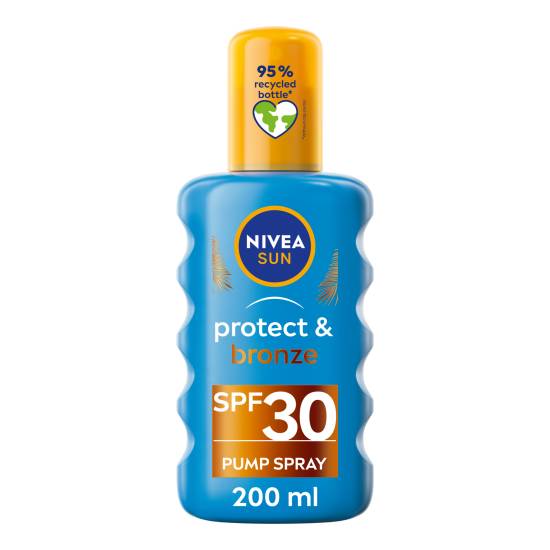 Nivea Protect & Bronze Pump Spray Spf 30 (200ml)