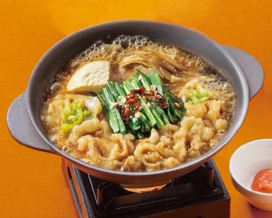 【単品】博多明太もつ鍋《こく味噌》 (A-la-carte) Offal and Spicy Cod Roe Hot Pot (Mild and Rich Miso)