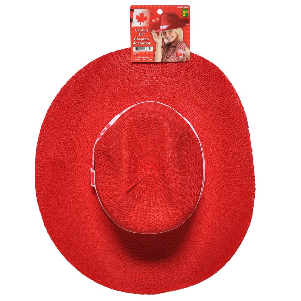 Chapeau de cowboy canada tricoté