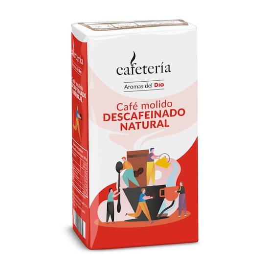Café molido natural descafeinado Cafetería paquete 250 g