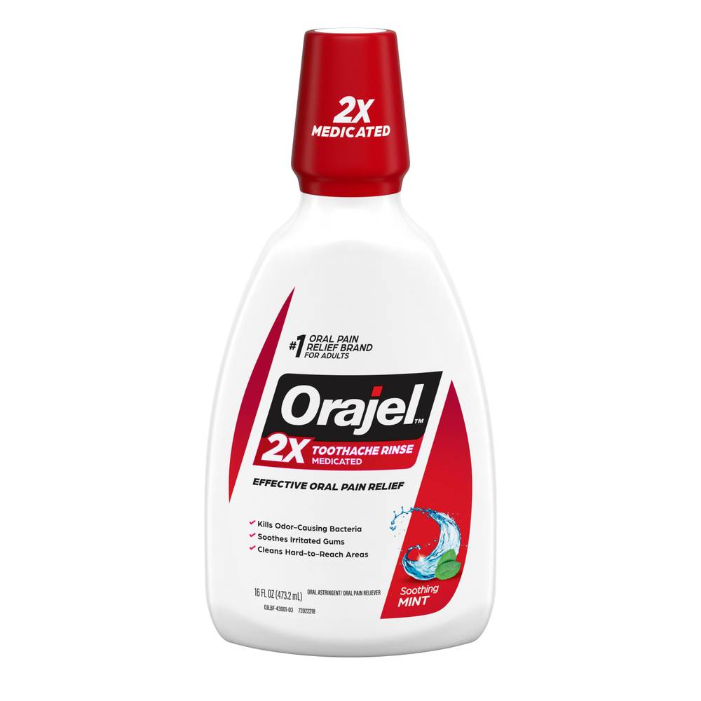 Orajel Medicated Toothache Rinse