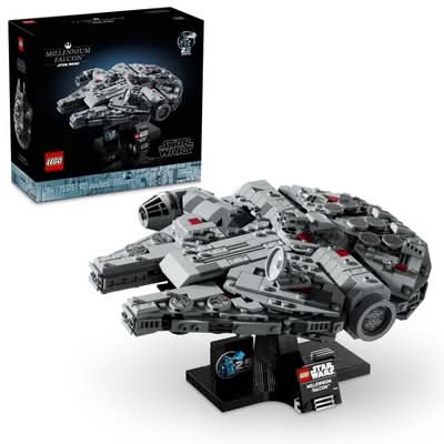 LEGO 75375 Star Wars Millennium Falcon 25th Anniversary Buildable Starship Model (921 ct)