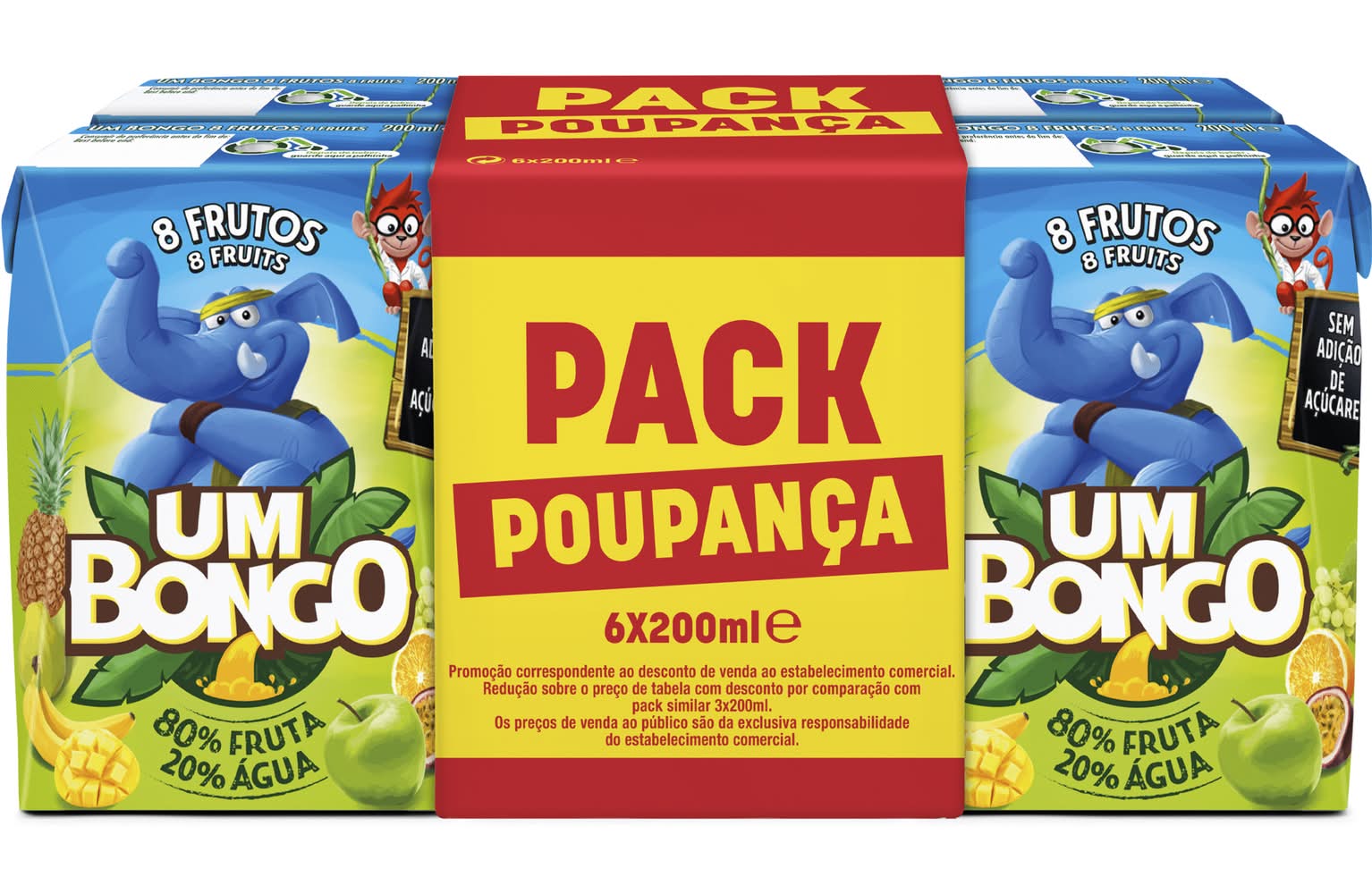Néctar 8 Frutos Um Bongo (emb. 6 x 20 cl)