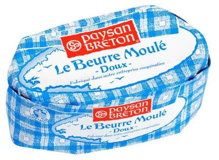 Beurre Doux Moulé PAYSAN BRETON - la plaquette de 250 g