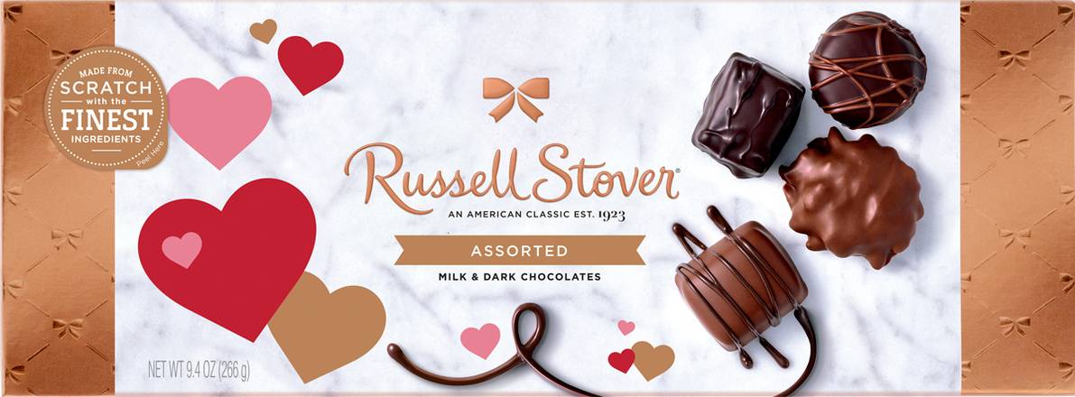 Russell Stover Valentine's Assorted Bowline GiftBox - 9.4 oz