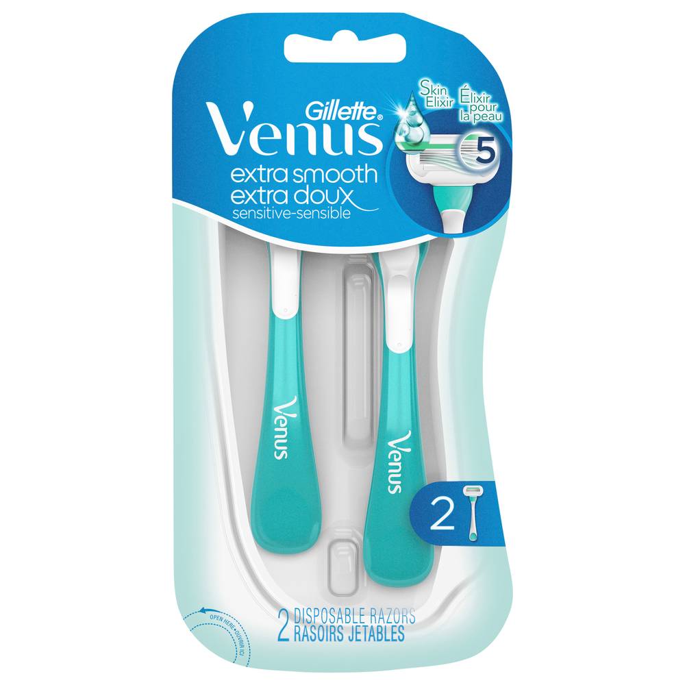 Gillette Venus Extra Smooth Doux Disposable Razors (2 ct)