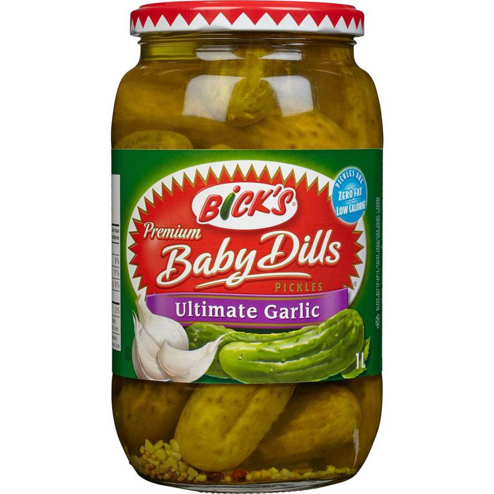 Bick's Ultimate Garlic Baby Dill Pickles (1 kg)