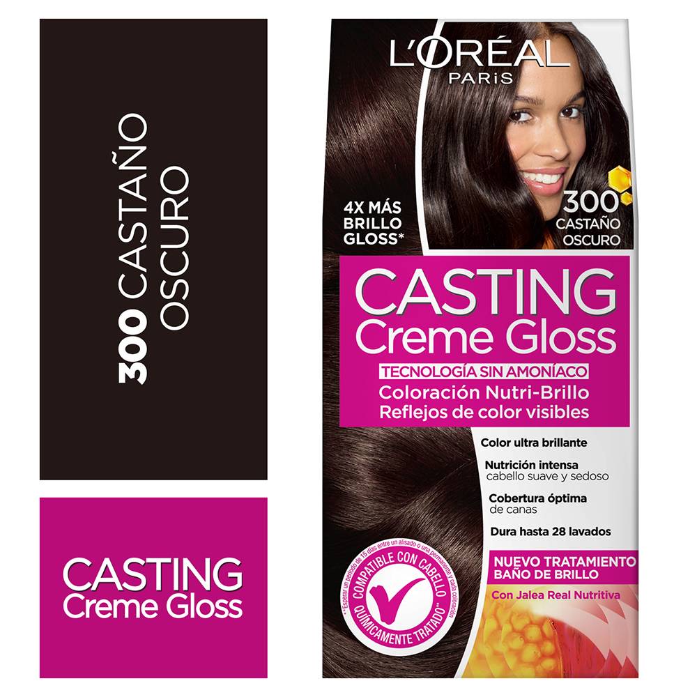 Casting Crème Gloss tintura capilar 300 castaño oscuro