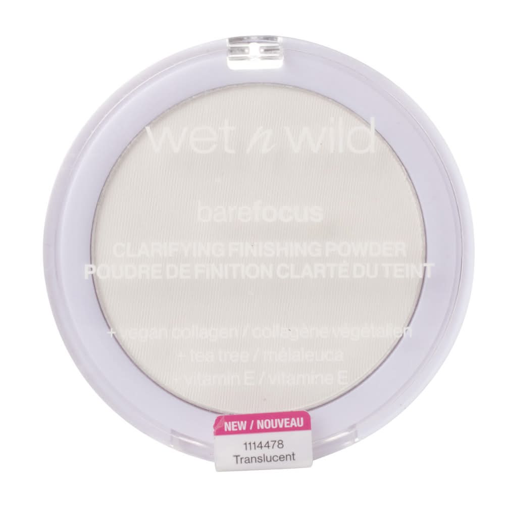 wet n wild · Polvo de cobertura ligera barefocus translucent (130 g)
