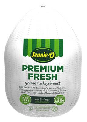 Jennie-O Turkey Store Turkey Breast Fresh 8% Solution Net/Timer - Lb