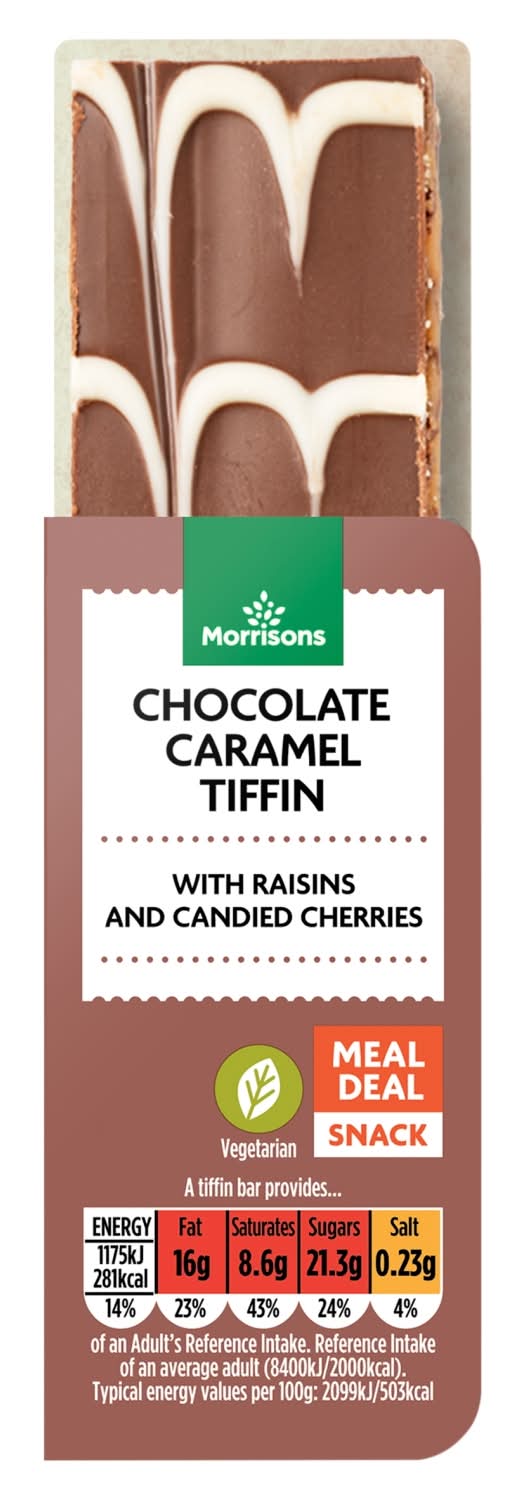 Morrisons Chocolate Caramel Tiffin Bar 50g