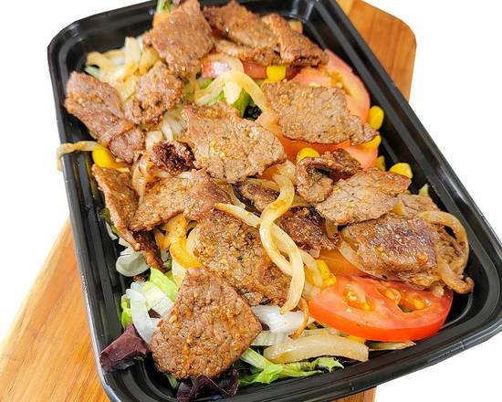 Order Garden Salad with Steak food online from Cuban Guys store, Palmetto Bay on bringmethat.com