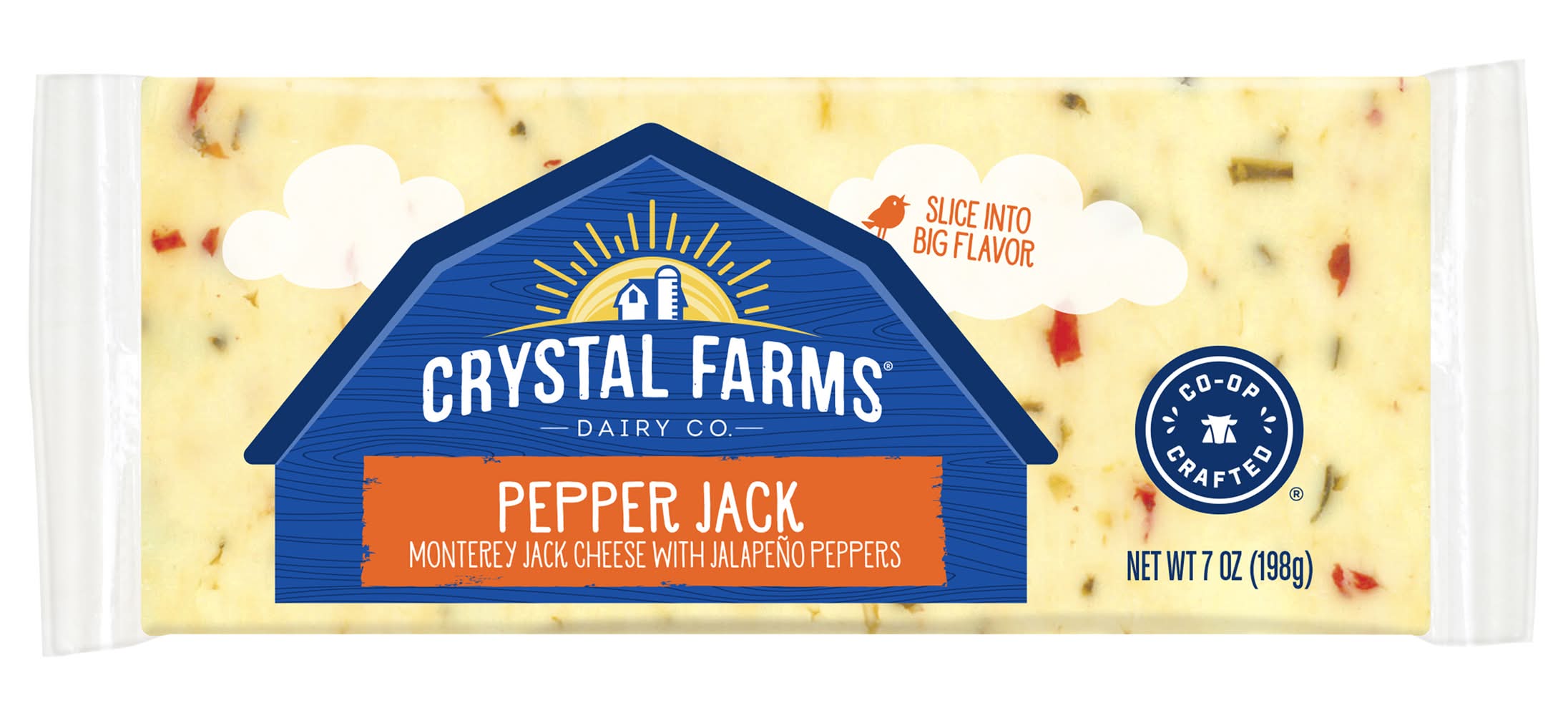 Crystal Farms Pepper Jack Cheese (7 oz)