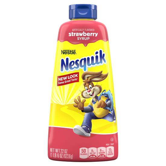 Nesquik Strawberry Flavored Syrup (22 oz)