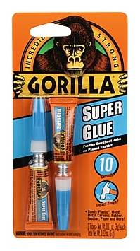 Gorilla Super Glue, 0.11 oz., 2/Pack (7800103)
