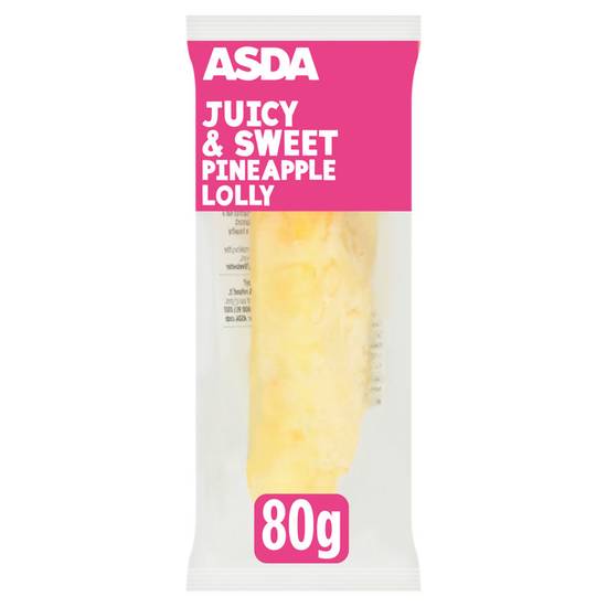 Asda Juicy & Sweet Pineapple Lolly 80g