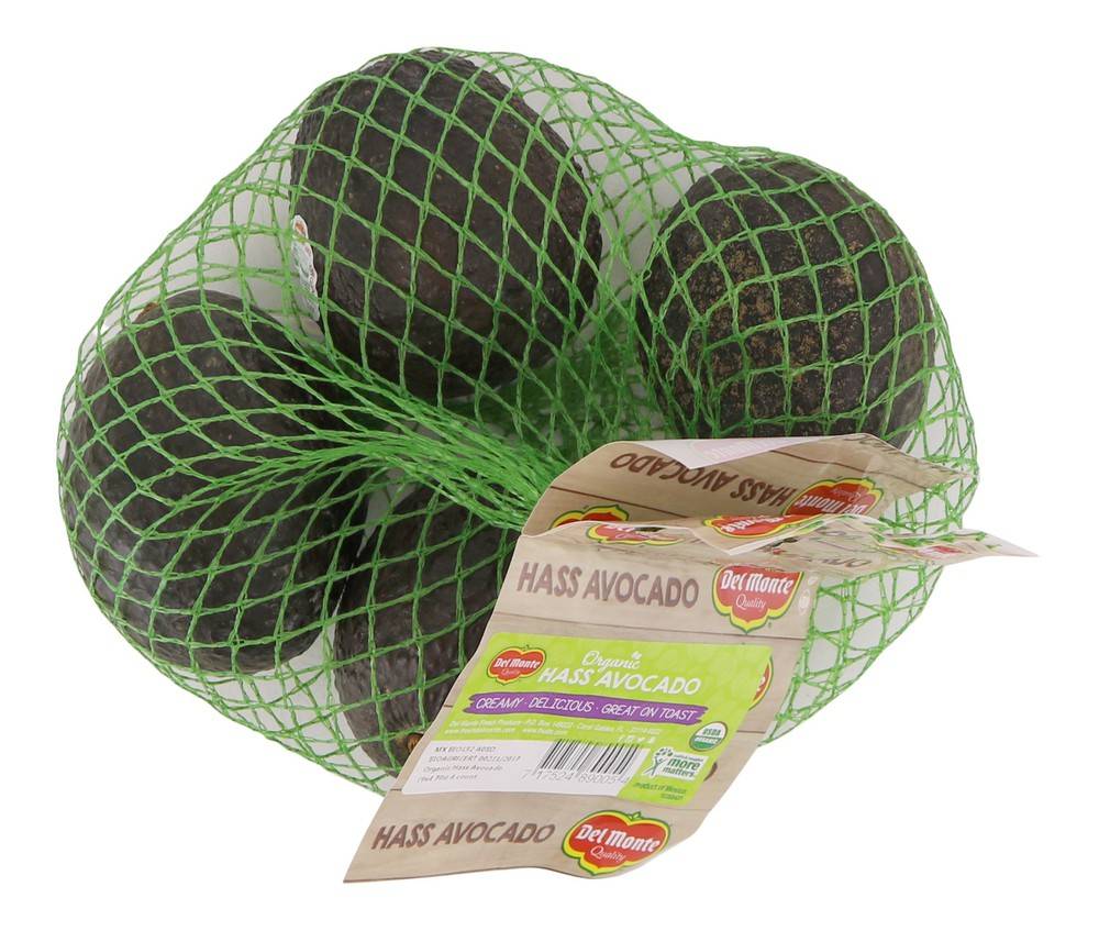 Del Monte Organic Hass Avocados