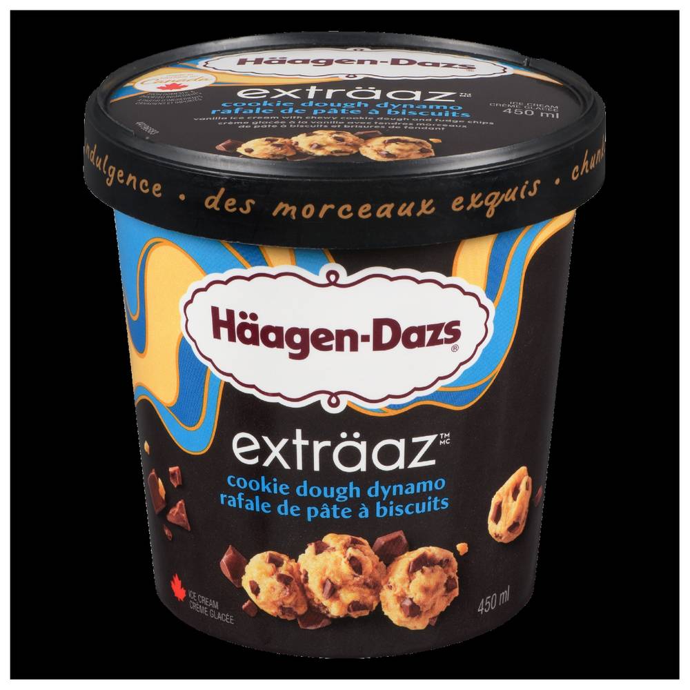 Häagen-dazs exträaz crème glacée - exträaz ice cream (rafale de pâte à biscuits)