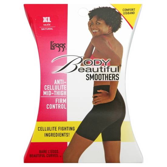 L'eggs Body Beautiful Anti-Cellulite Mid-Thigh Smoothers (xl