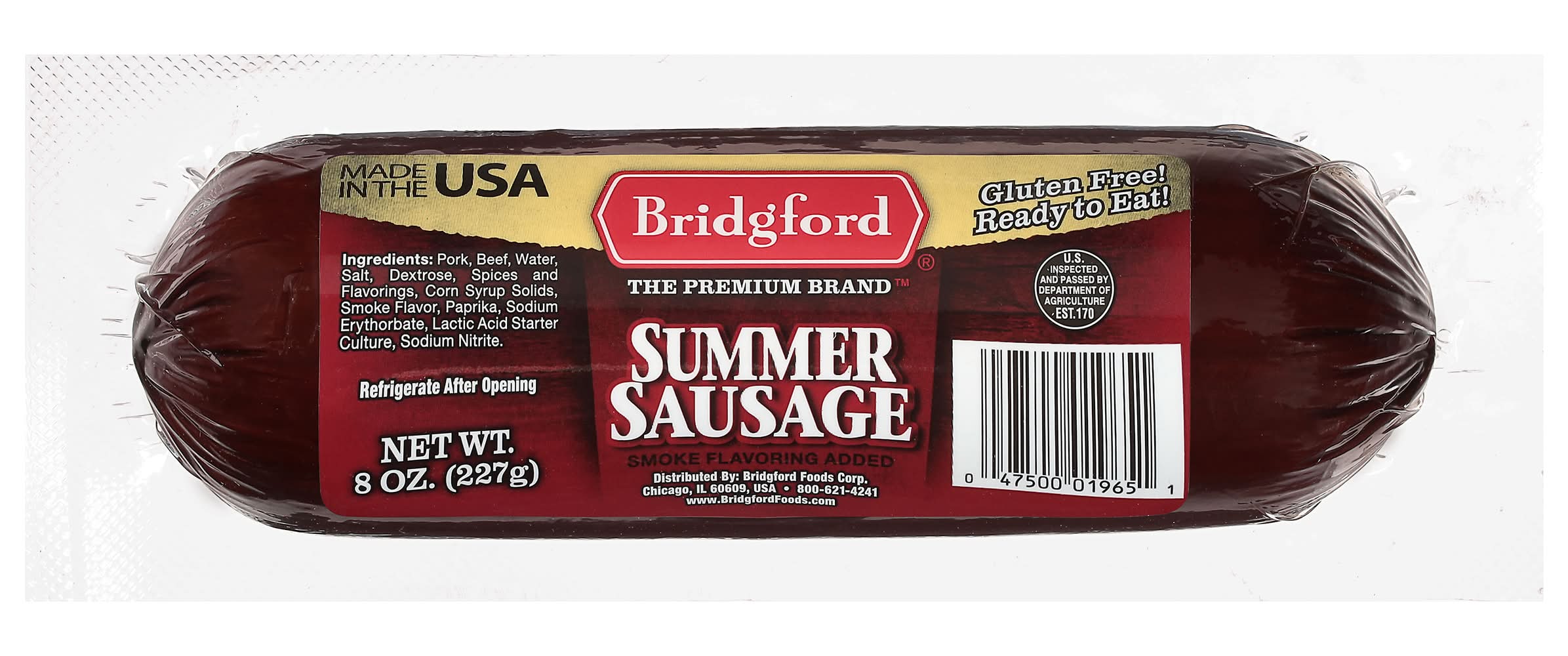 Bridgford Summer Sausage (8 oz)