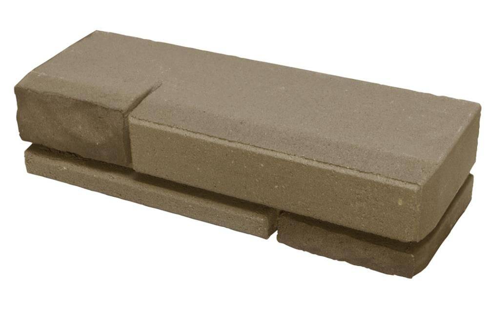 Belgard 4-in H x 16-in L x 5.75-in D Desert Sand Concrete Retaining Wall Block | 16203542