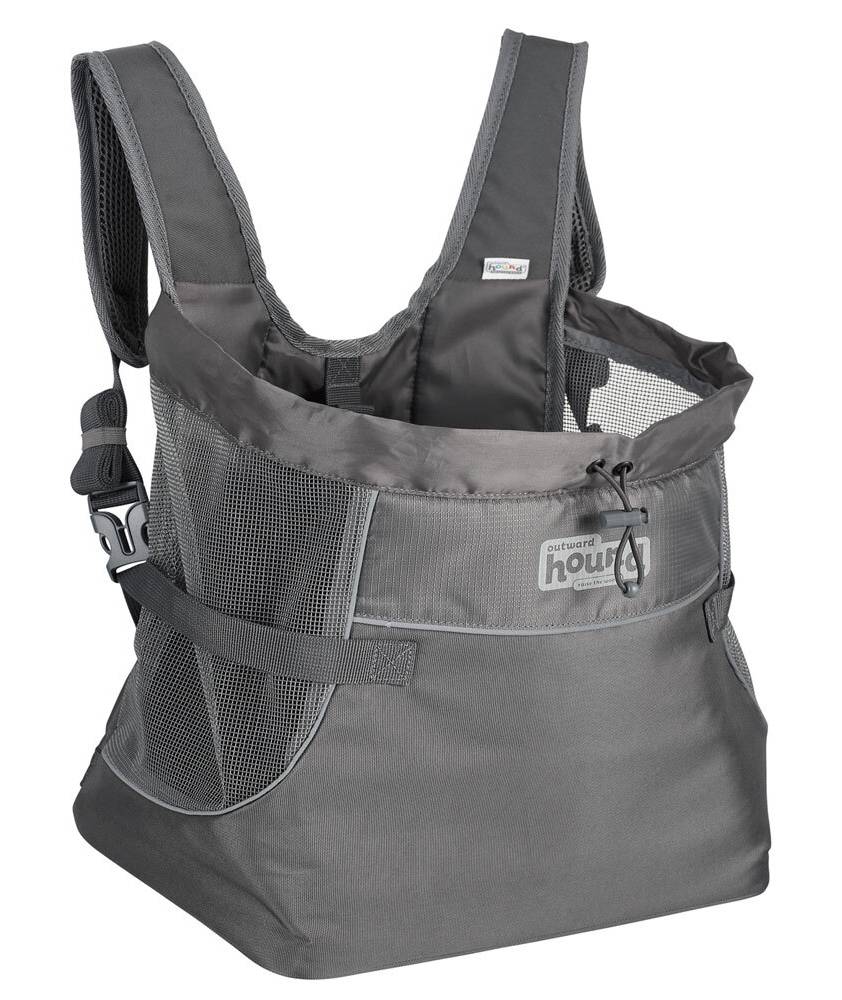 Outward Hound Puppak Front Carrier, Medium, Grey