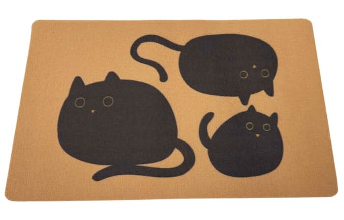 Zanden Black Cats Decorative Door Mat
