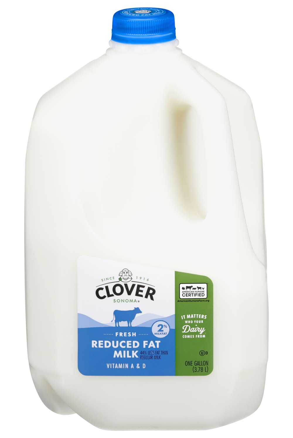 Clover 2% Reduced Fat Milk (3.78 L)