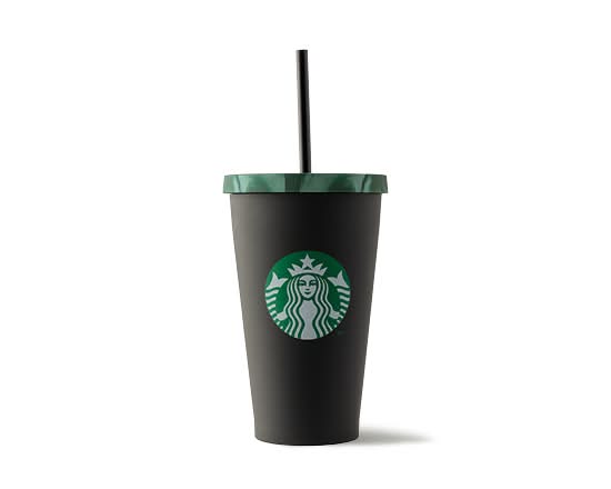 Cold Cup Marbled Black