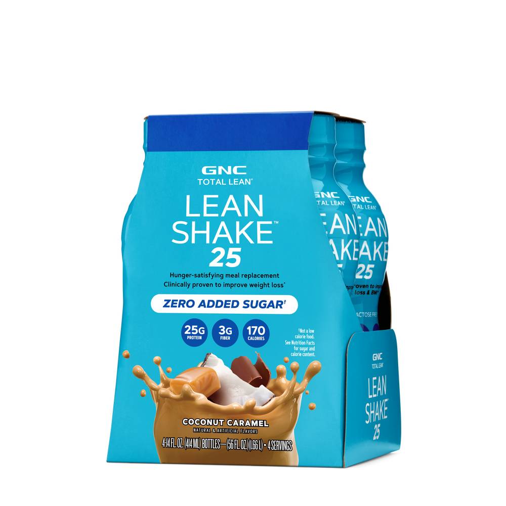 Gnc Total Lean Shake (4 pack, 14 fl oz) (coconut caramel)