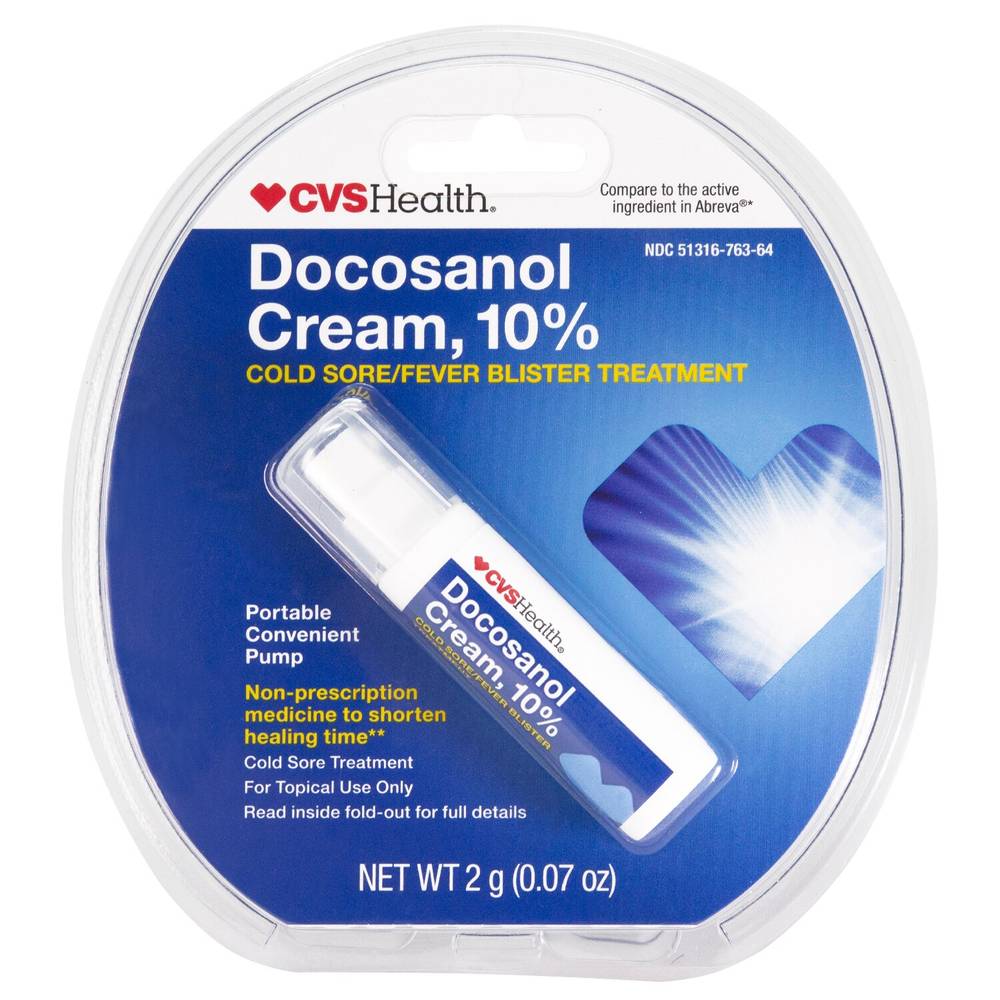 Cvs Health Docosanol 10% Cream Pump
