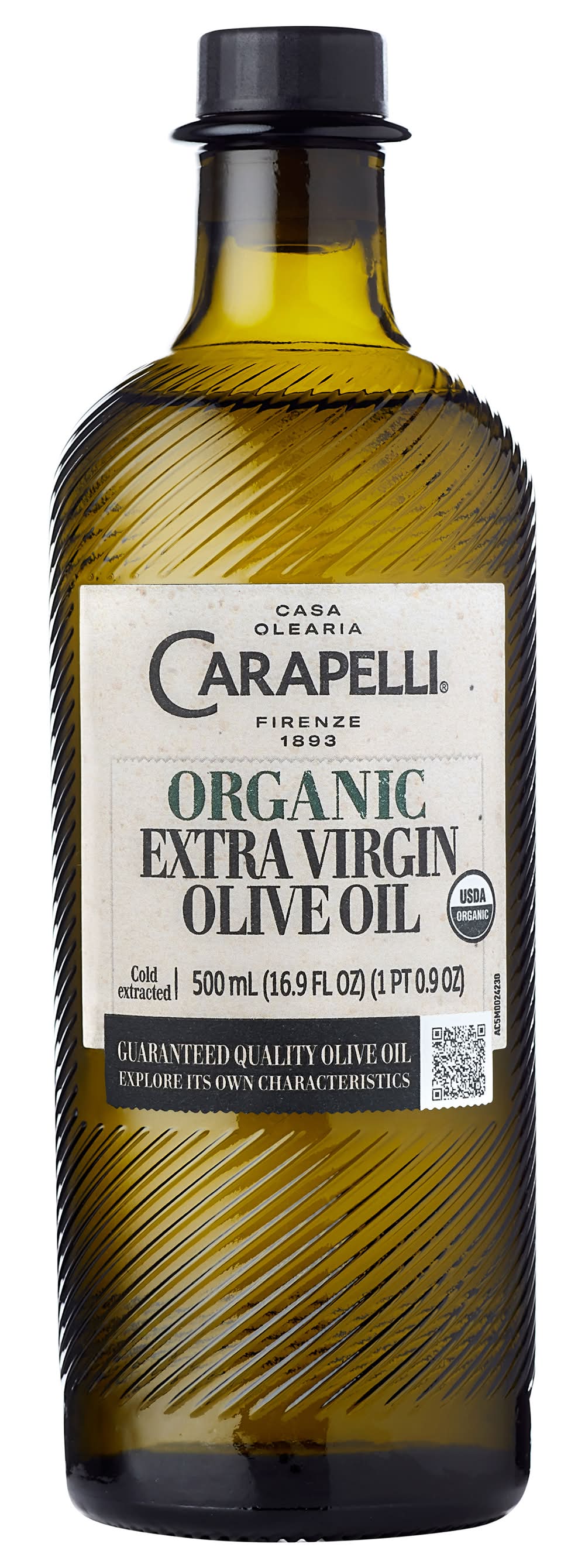 Carapelli Organic First Cold Press Extra Virgin Olive Oil (16.9 fl oz)