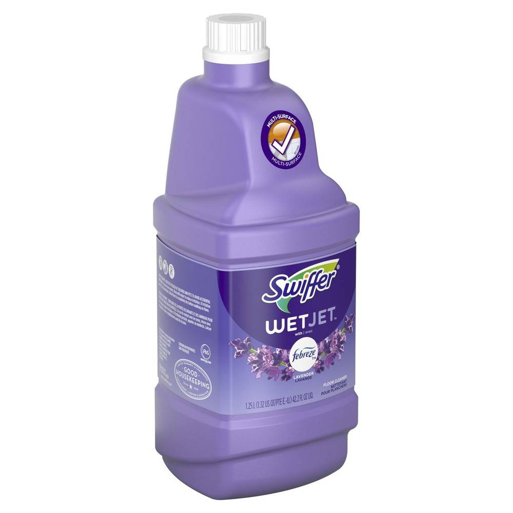 Swiffer Wetjet Multi-Purpose Floor Cleaner, Lavender (1.25 L)