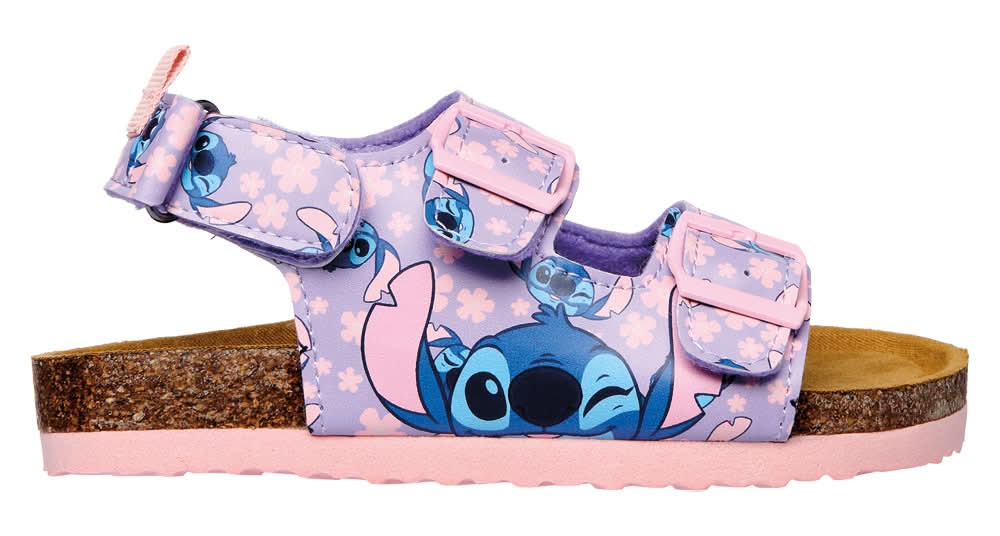 Stitch Toddler Character Footbed Sandal - Size 11
