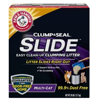 Arm & Hammer Slide Easy Clean Up Clumping Multi Cat Litter (28 lbs)